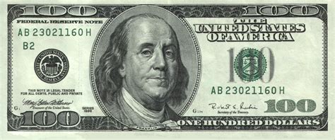 100 Dollar Bill Image