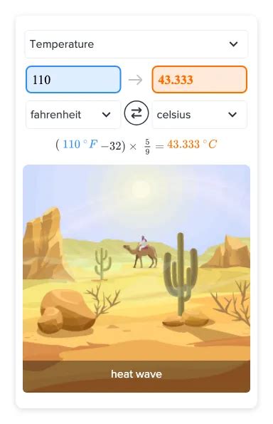 110 F To C 110 F To C