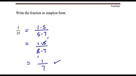 35 In Fraction Form