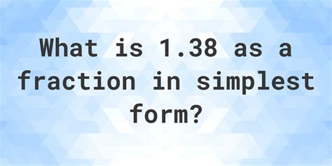 38 As Fraction