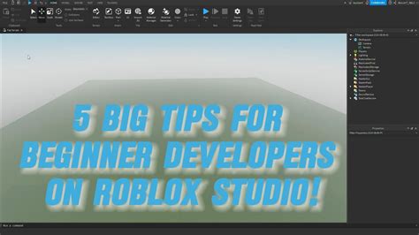 5 Biggest Roblox Studio Tips For Beginners Youtube 5 Biggest Roblox Studio Tips For Beginners Youtube
