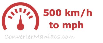 500Kmh To Mph