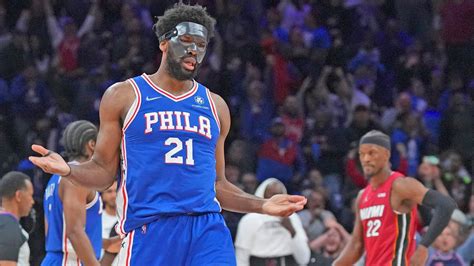 76Ers Heat Joel Embiid Displays Incredible Toughness In Return Helps 76Ers Heat Joel Embiid Displays Incredible Toughness In Return Helps