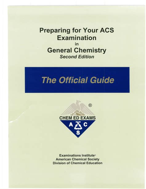 Acs Chemistry Exam