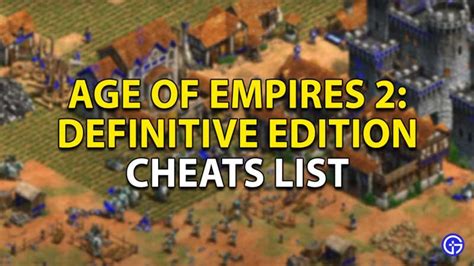 Age Of Empires Definitive Edition Cheats Codes Vistamaha Age Of Empires Definitive Edition Cheats Codes Vistamaha