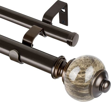 Amazon Com Kamanina Double Curtain Rods 66 To 120 Inches 5 5 10 Feet Amazon Com Kamanina Double Curtain Rods 66 To 120 Inches 5 5 10 Feet