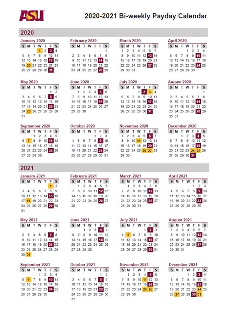 Arizona State University Academic Calendar