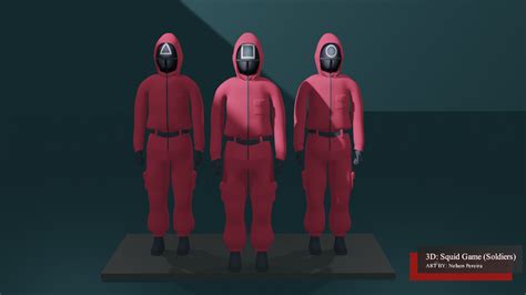 Artstation Squid Game Soldiers Artstation Squid Game Soldiers