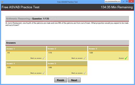 Asvab Online Practice Exam Asvab Online Practice Exam