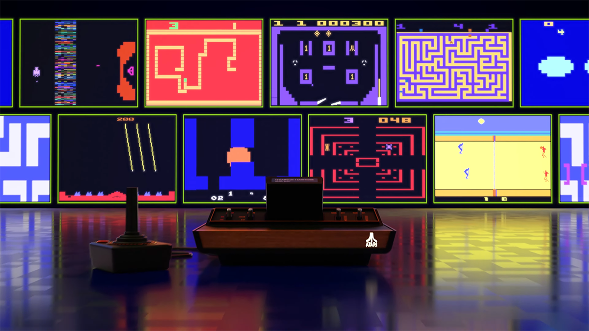 Atari Games Like It S 1980 With Faithful Recreation Of Atari 2600 Console Atari Games Like It S 1980 With Faithful Recreation Of Atari 2600 Console