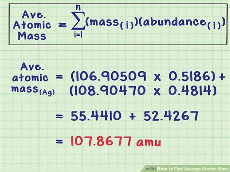 Average Isotopic Mass