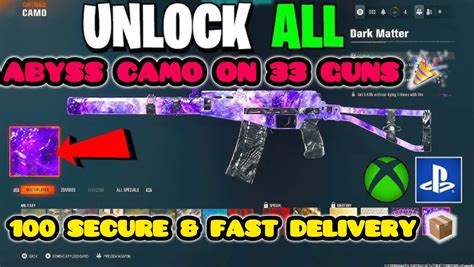 Buy Bo6 Warzone 4 Abyss Camo Unlock On 50 Guns Black Ops 6 For 39 Buy Bo6 Warzone 4 Abyss Camo Unlock On 50 Guns Black Ops 6 For 39