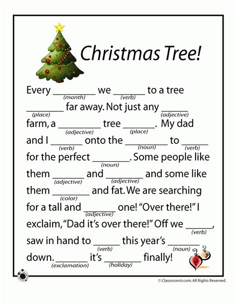 Christmas Ad Libs Fill In Word Game Printables Woo Jr Kids Christmas Ad Libs Fill In Word Game Printables Woo Jr Kids