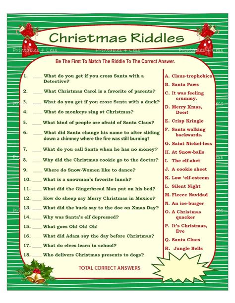 Christmas Riddle Game Diy Holiday Party Game Printable Etsy Christmas Riddle Game Diy Holiday Party Game Printable Etsy