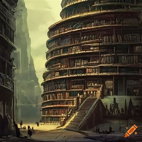 Concept Art Of The Library Of Babel Concept Art Of The Library Of Babel