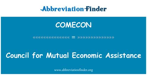 Council For Mutual Economic Assistance Council For Mutual Economic Assistance