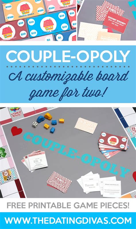 Customizable Game Couple Opoly Valentines Games Couples Game Night Customizable Game Couple Opoly Valentines Games Couples Game Night