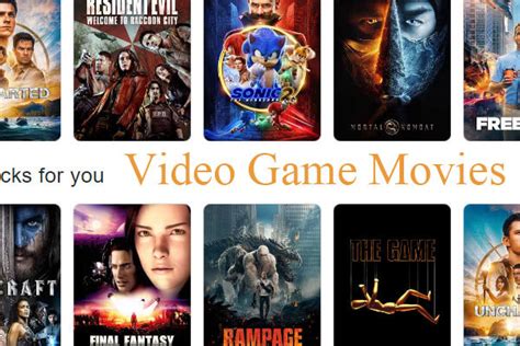 Different Video Game Movie Lists For You Different Video Game Movie Lists For You