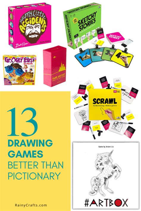 5 Drawing Board Games