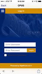 Emory Opus Login