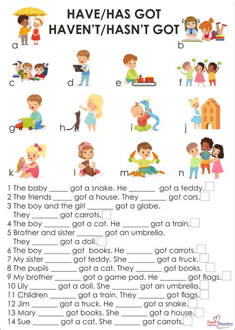 English Grammar Guide In Pictures Verb Have Got Worksheets English Grammar Guide In Pictures Verb Have Got Worksheets