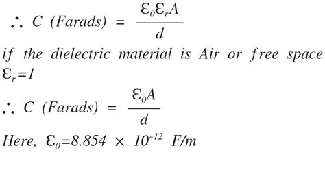 Equation For A Capacitor