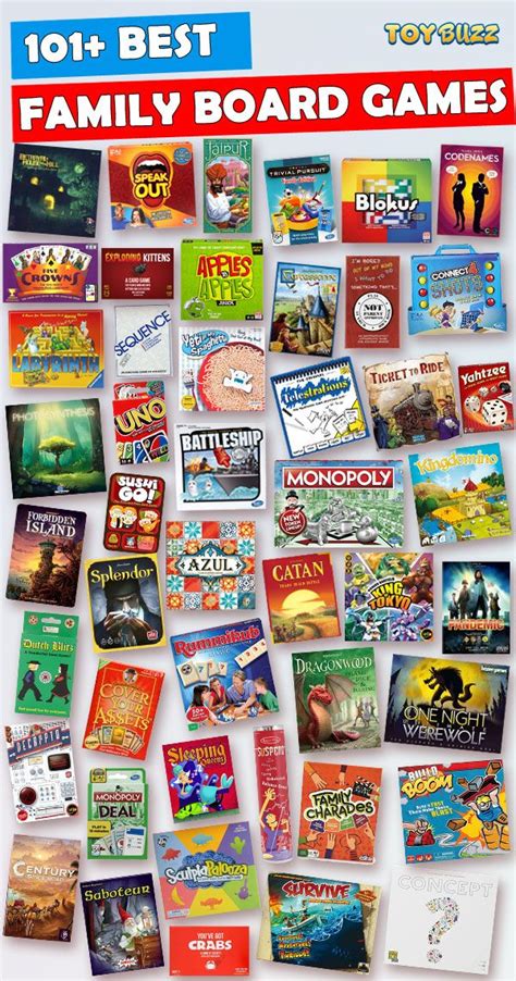 5 Family Board Games