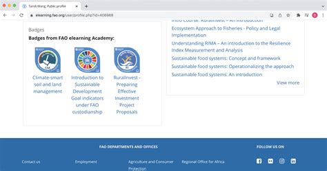Fao Elearning Academy Certification With Digital Badges Fao
