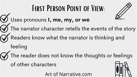 First Person Narrative