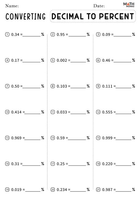 Fractions Decimals And Percents Worksheets Math Monks Worksheets Fractions Decimals And Percents Worksheets Math Monks Worksheets