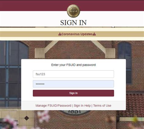 Fsu Portal Login