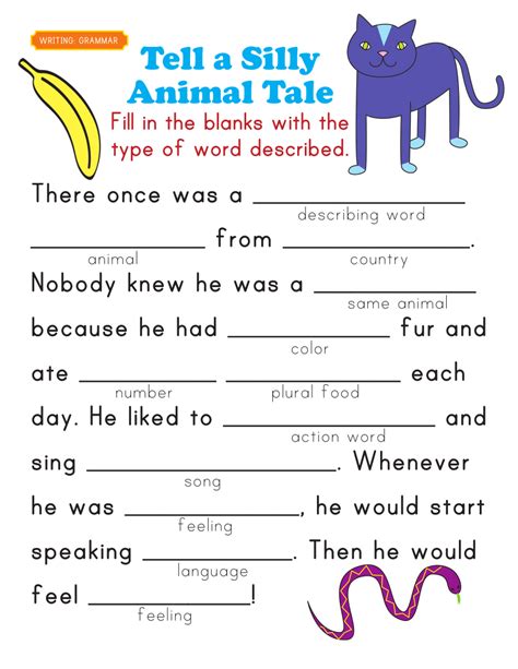 Funny Fill In The Blanks Story Game Made By Teachers Funny Fill In The Blanks Story Game Made By Teachers