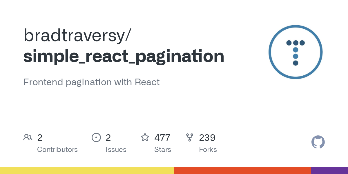 Github Developerdruva Serverside Pagination Frontend It Is An