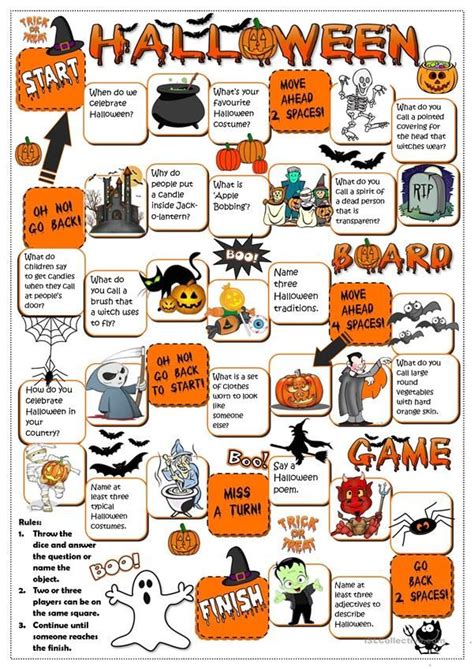 Halloween Board Game English Esl Worksheets For Distance Learning Halloween Board Game English Esl Worksheets For Distance Learning