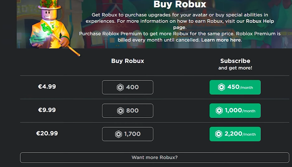 5 Ways to 50 Dollars in Robux