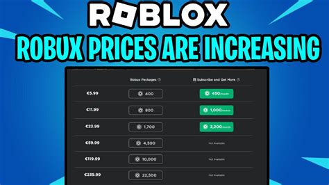 What 1 Robux Costs What 1 Robux Costs