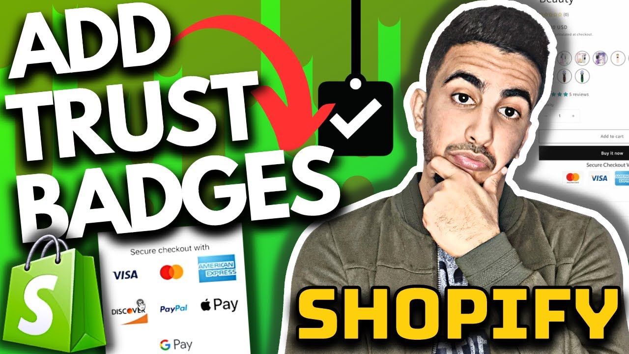 How To Add Trust Badges To Product Page In Shopify Simple Youtube