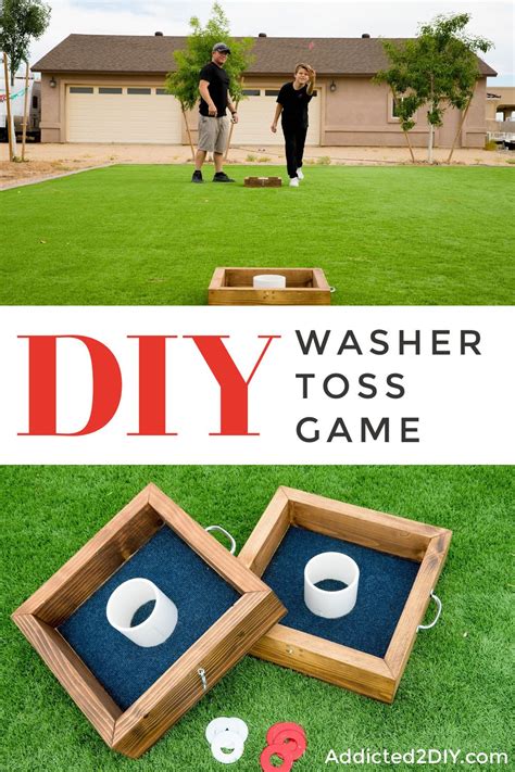 How To Build A Washer Toss Game Set Washer Toss Game Diy Yard Games How To Build A Washer Toss Game Set Washer Toss Game Diy Yard Games