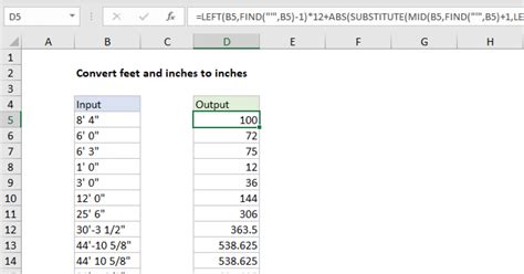 How To Convert Inches To Mm Cm Or Feet In Excel Easy Formula How To Convert Inches To Mm Cm Or Feet In Excel Easy Formula