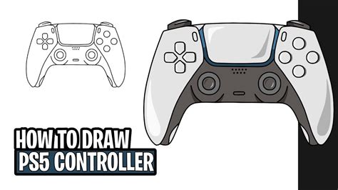 How To Draw Ps5 Controller Cum Sa Desenezi Controler Ps5 Youtube How To Draw Ps5 Controller Cum Sa Desenezi Controler Ps5 Youtube