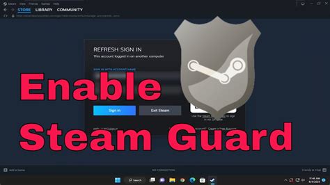 How To Enable Steam Guard In Steam Guide Youtube How To Enable Steam Guard In Steam Guide Youtube