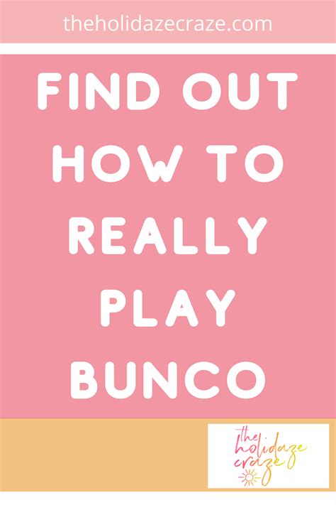 How To Play Bunco A Complete Guide On The Game S Rules Artofit How To Play Bunco A Complete Guide On The Game S Rules Artofit