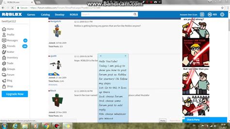 How To Post A Roblox Forum Post For Starters Roblox Youtube How To Post A Roblox Forum Post For Starters Roblox Youtube