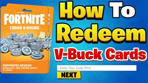 How To Redeem Fortnite V Bucks Cards On All Platforms Youtube How To Redeem Fortnite V Bucks Cards On All Platforms Youtube