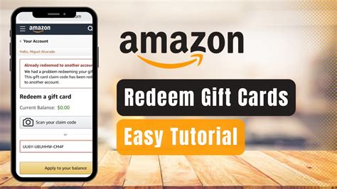 How To Redeem Gift Cards On Amazon Youtube How To Redeem Gift Cards On Amazon Youtube