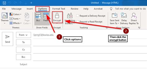 How To Send An Encrypted Email In Outlook
