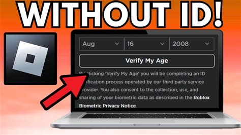 How To Verify Your Age On Roblox Without Id Youtube How To Verify Your Age On Roblox Without Id Youtube