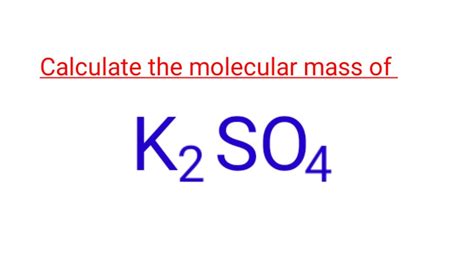 K2so4 Molar Mass