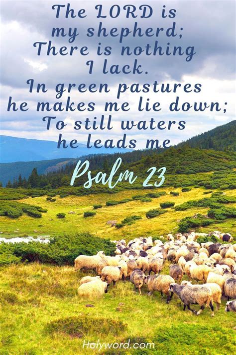 King James Bible The Lord Is My Shepherd