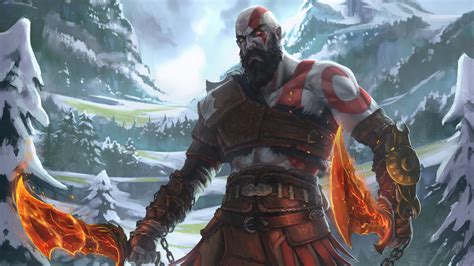 Kratos God Of War Ragnarok Art 4K 3561J Wallpaper Pc Desktop Kratos God Of War Ragnarok Art 4K 3561J Wallpaper Pc Desktop
